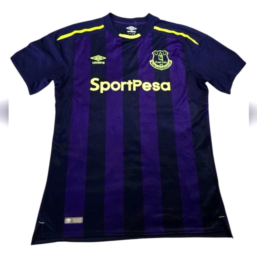 Umbro Purple and Yellow Everton FC Jersey